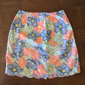 Lilly Pulitzer Floral Skirt